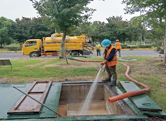 清溪镇化油池清理